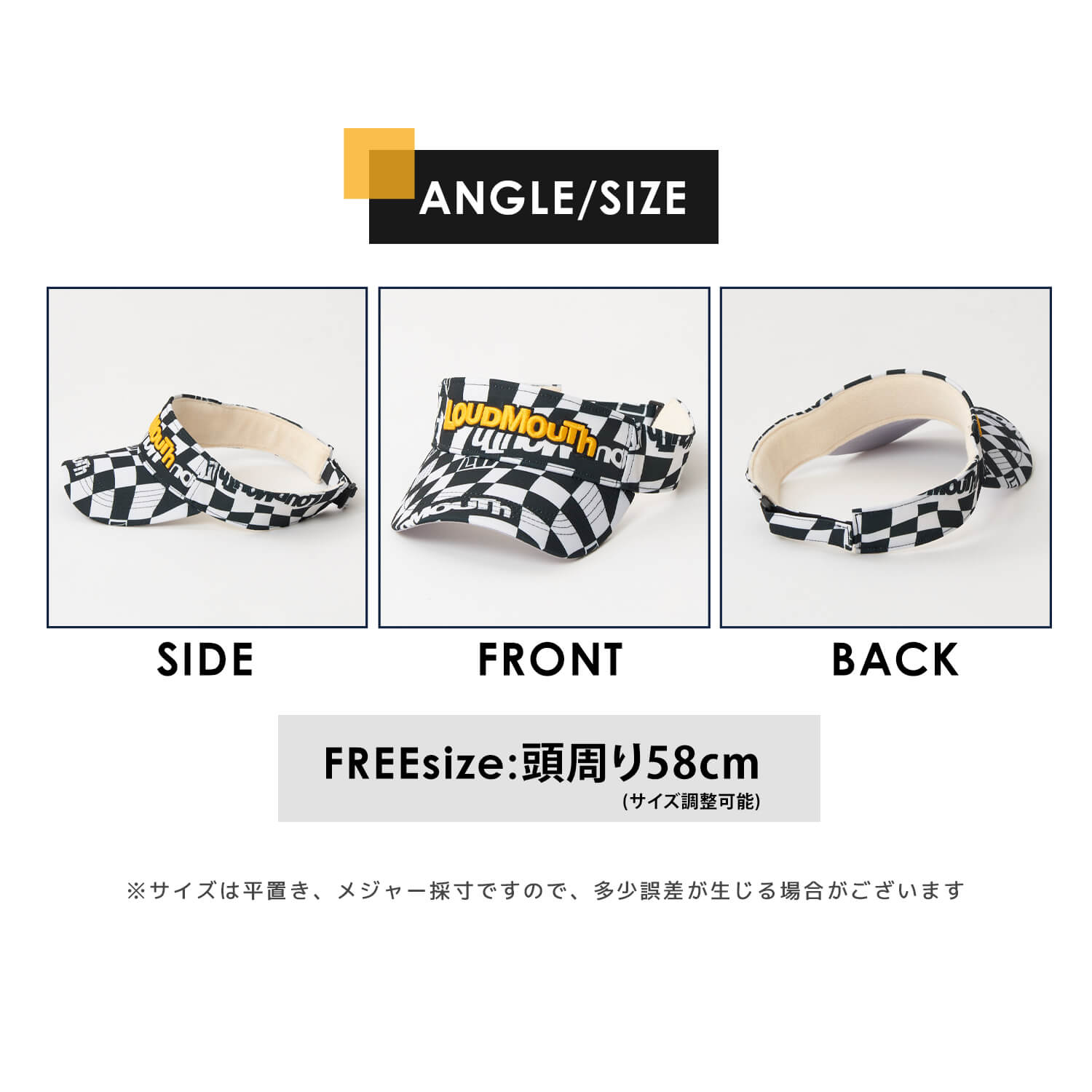 ラウドマウス キャップ サイズ調整可能 ブラック アトム ラウドマウス キャップ サイズ調整可能 ブラック アトム