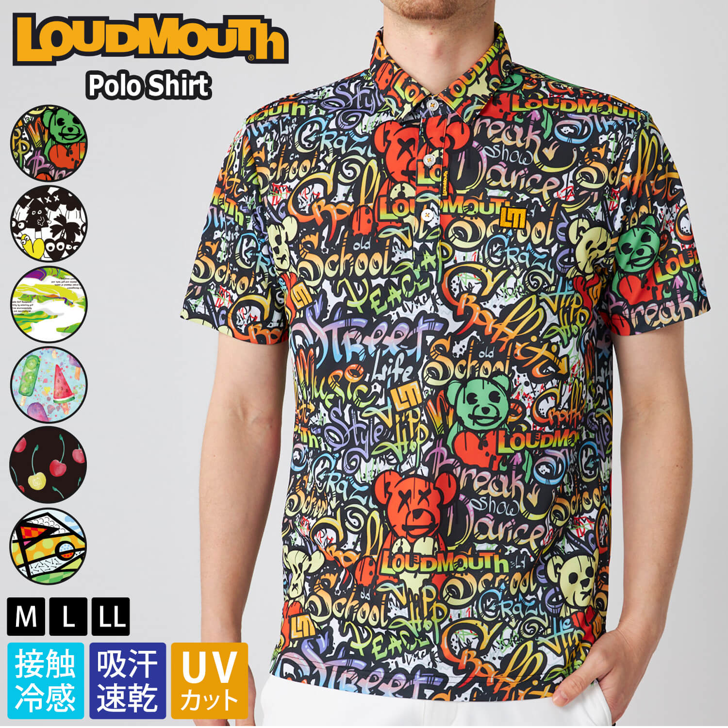 Loudmouth ラウドマウス ゴルフ ゴルフウェア ポロシャツ メンズ