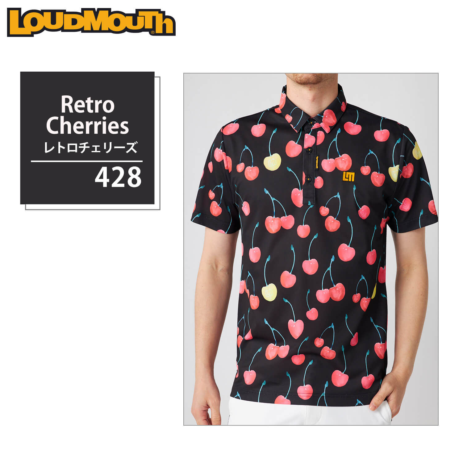 ラウドマウス　ポロシャツ ポロシャツ LOUDMOUTH/ラウドマウス ゴルフウェア ブランド ロゴ
