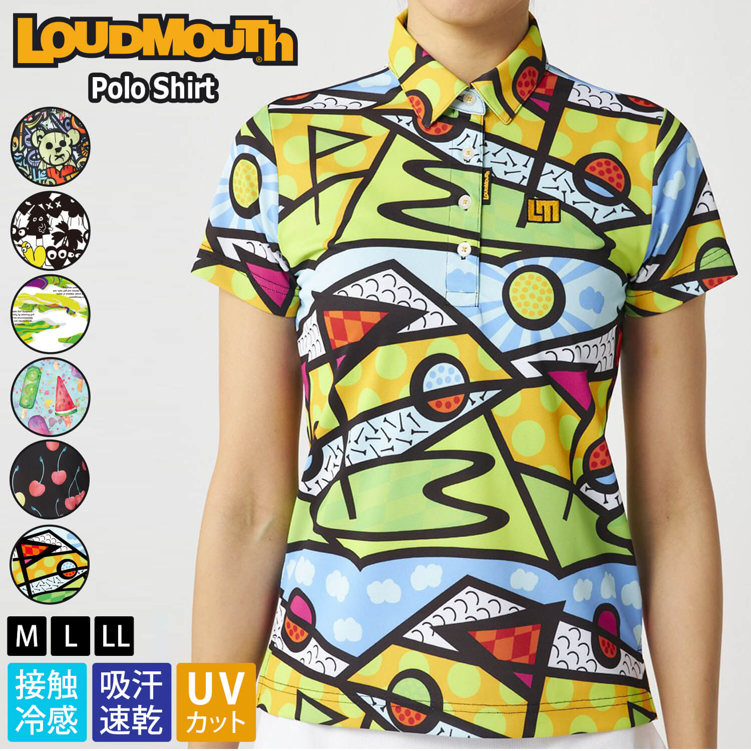 LOUDMOUTH ラウドマウス ゴルフウェア ポロシャツ 半袖