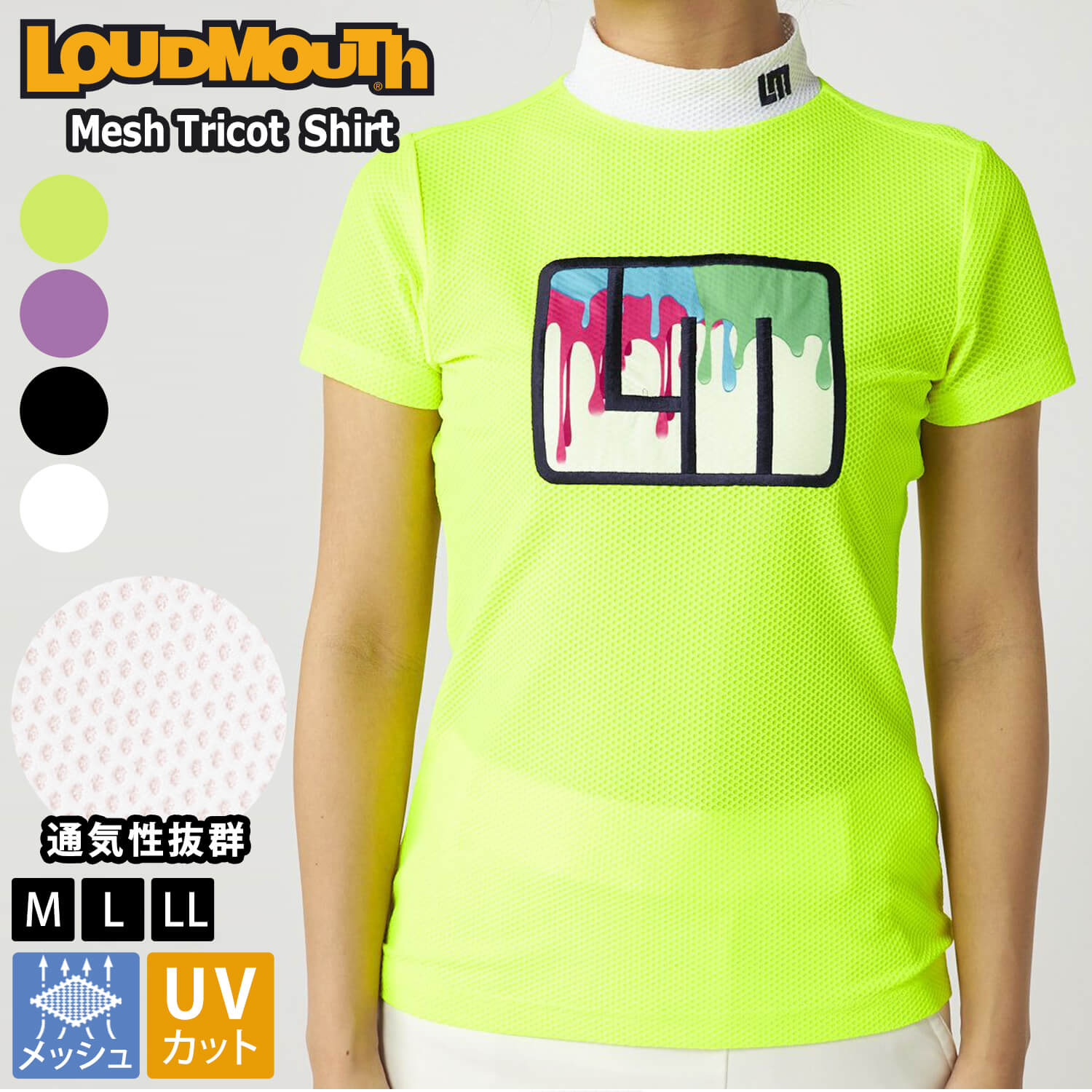 LOUDMOUTH〘ラウドマウスレディース ゴルフウェアモックネック