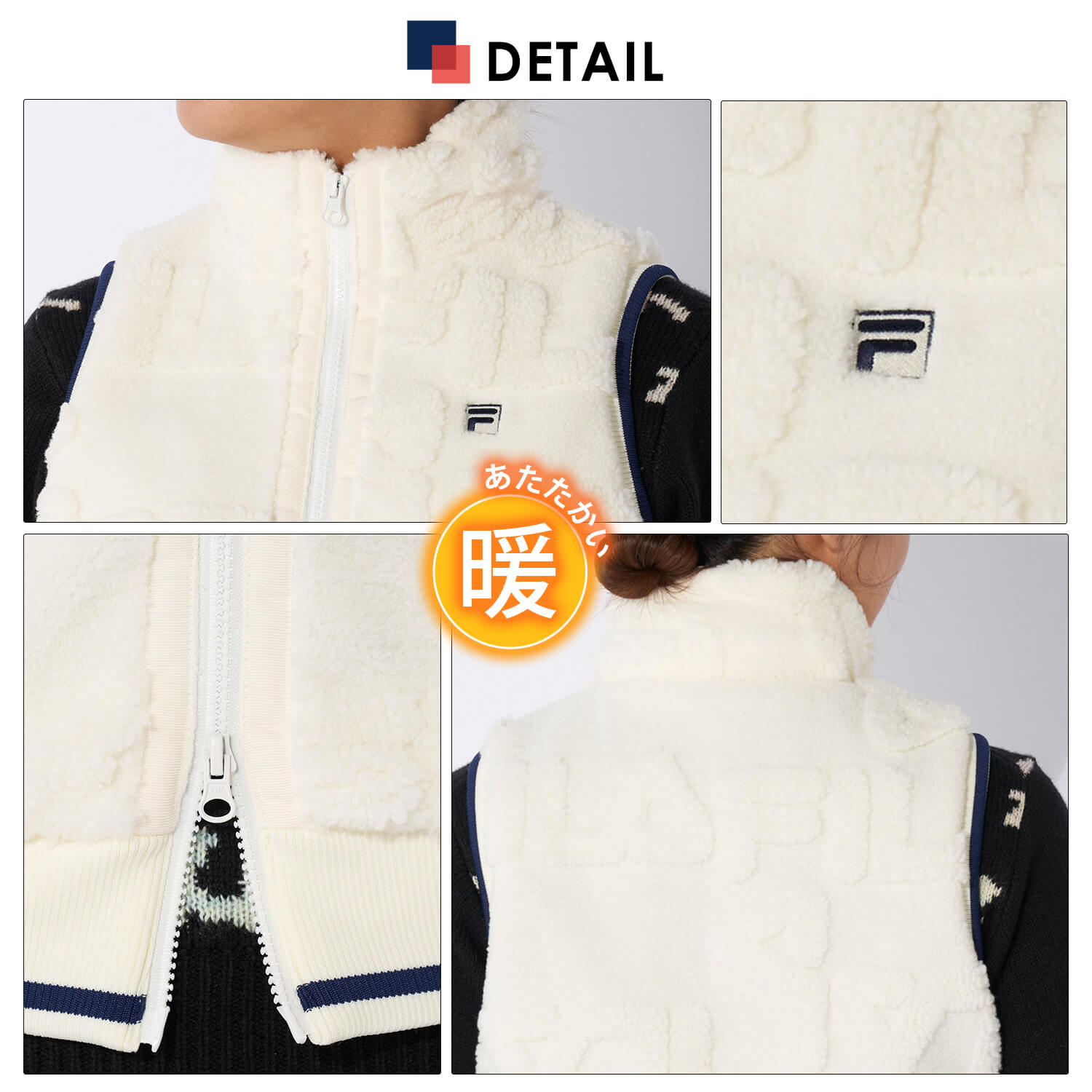 FILA GOLF フィラゴルフ ゴルフウェア ベスト レディース