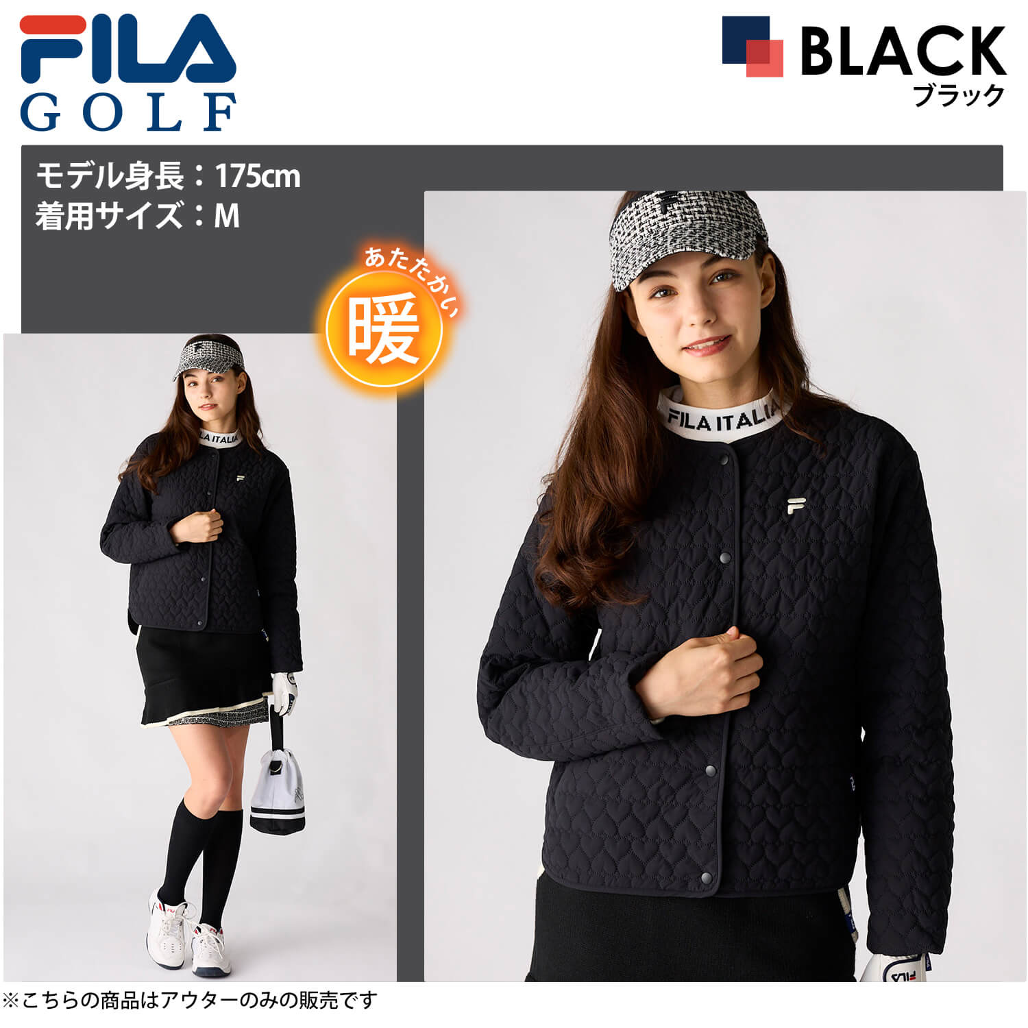 セール】【FILA GOLF:フィラゴルフ】レディース 中綿ワンピース