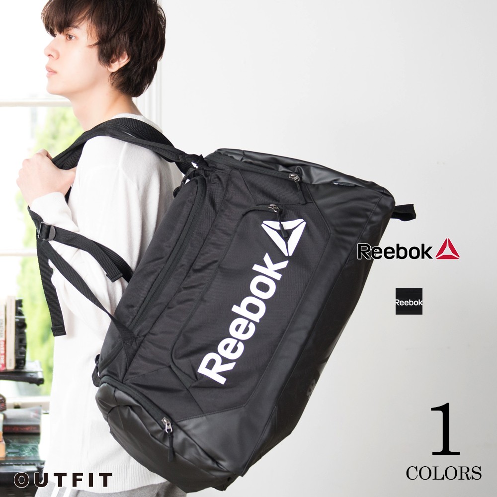 Reebok リーボック ボストンバッグ メンズ レディース 3WAY ショルダーバッグ 大容量 36L 修学旅