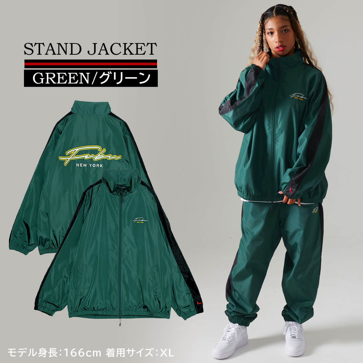 FUBU フブ ジャケット メンズ レディース ワッペン 刺繍 裏