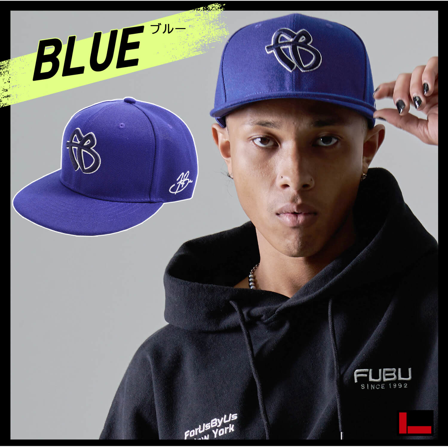 FUBU フブ キャップ メンズ レディース 帽子 ブランド ロゴ