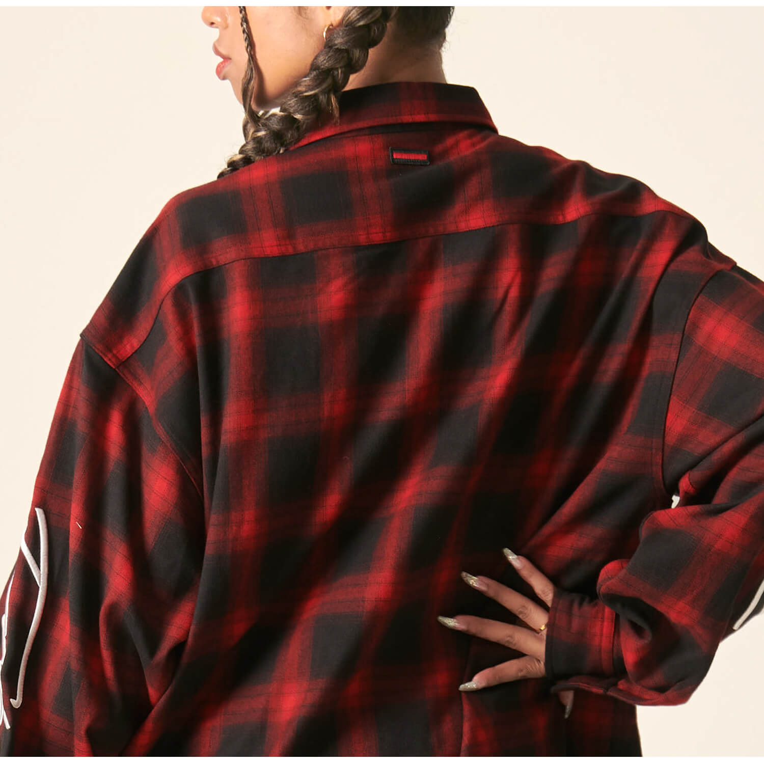 FUBU（フブ） チェックシャツ メンズ 長袖 秋 冬 ワイシャツ