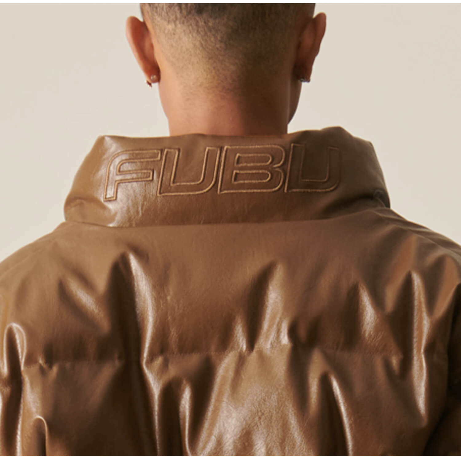 FUBU（フブ） 特価/FUBU 中綿ジャケット メンズ フェイクレザー