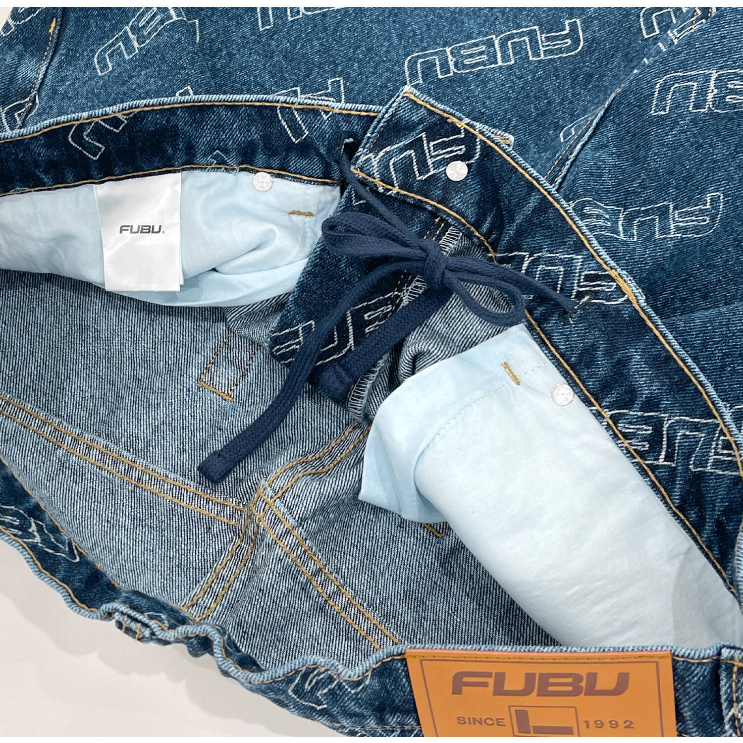 90s FUBU フブ 極太 デニム オーバーオール XXL 90s FUBU JEANS フブ 極太デニム 刺繍 xxl 着画あり - メルカリ