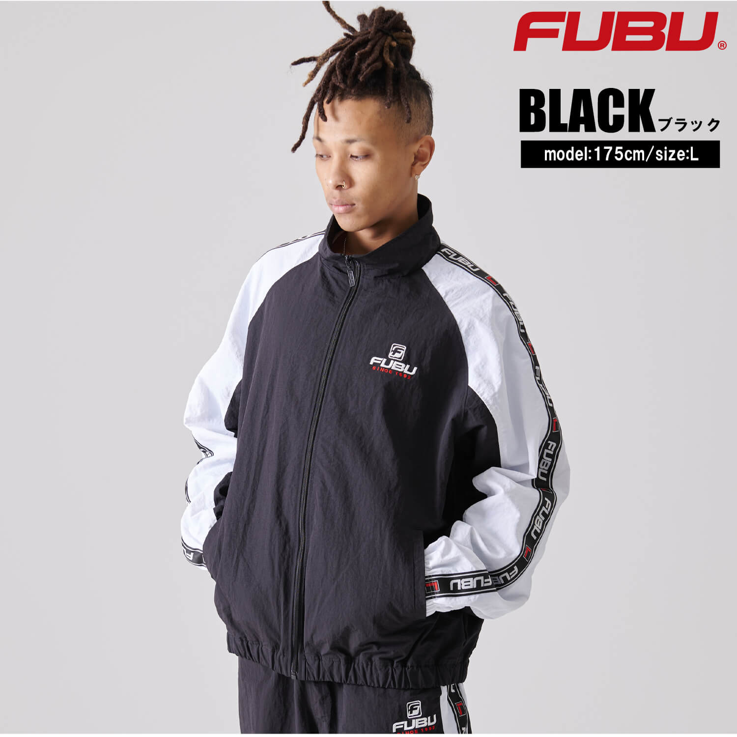 FUBU（フブ） ジャケット メンズ 長袖 ナイロンジャケット ブルゾン