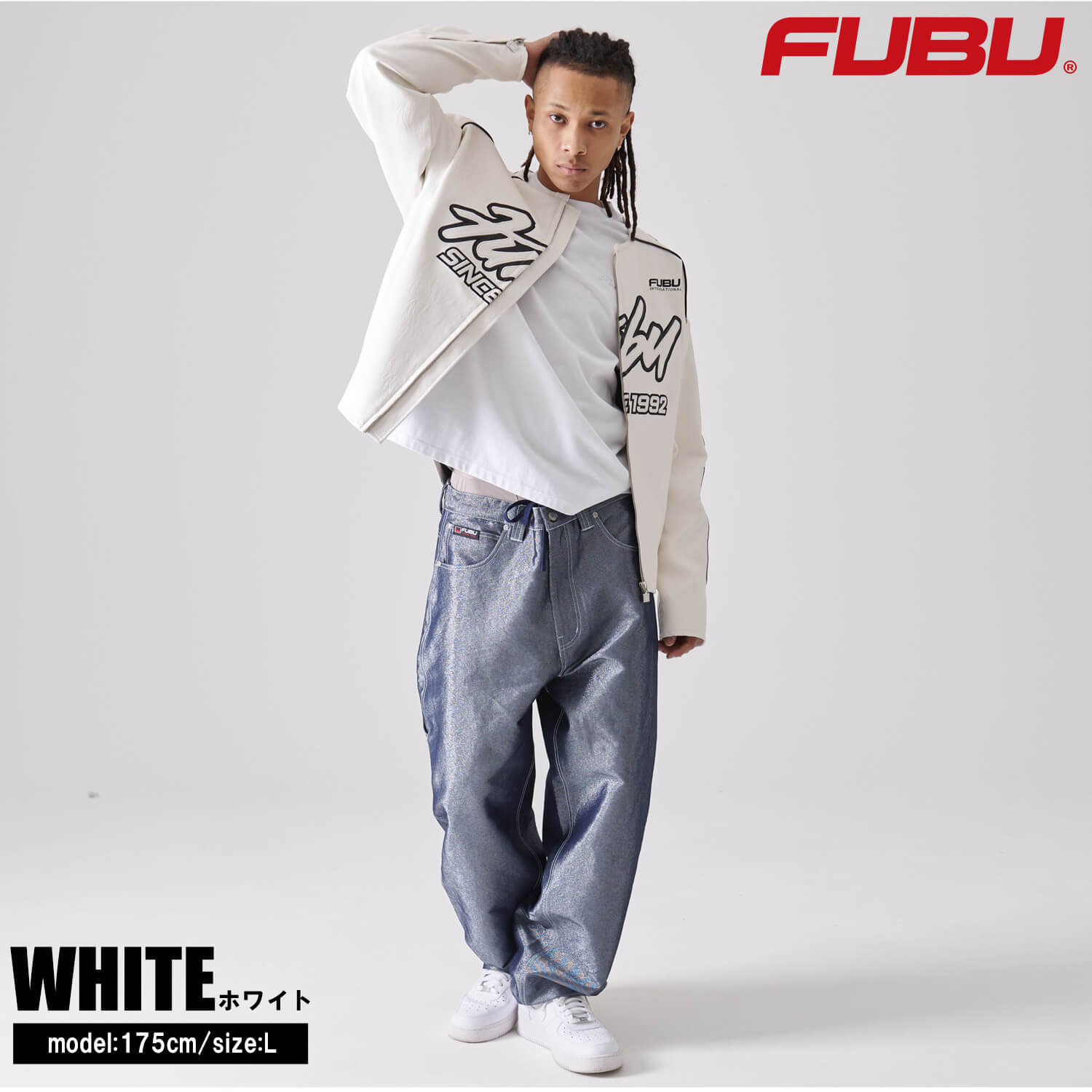 FUBU フブ ジャケット メンズ 長袖 レザージャケット MA-1 FUBU フブ ジャケット メンズ 長袖 レザージャケット MA-1