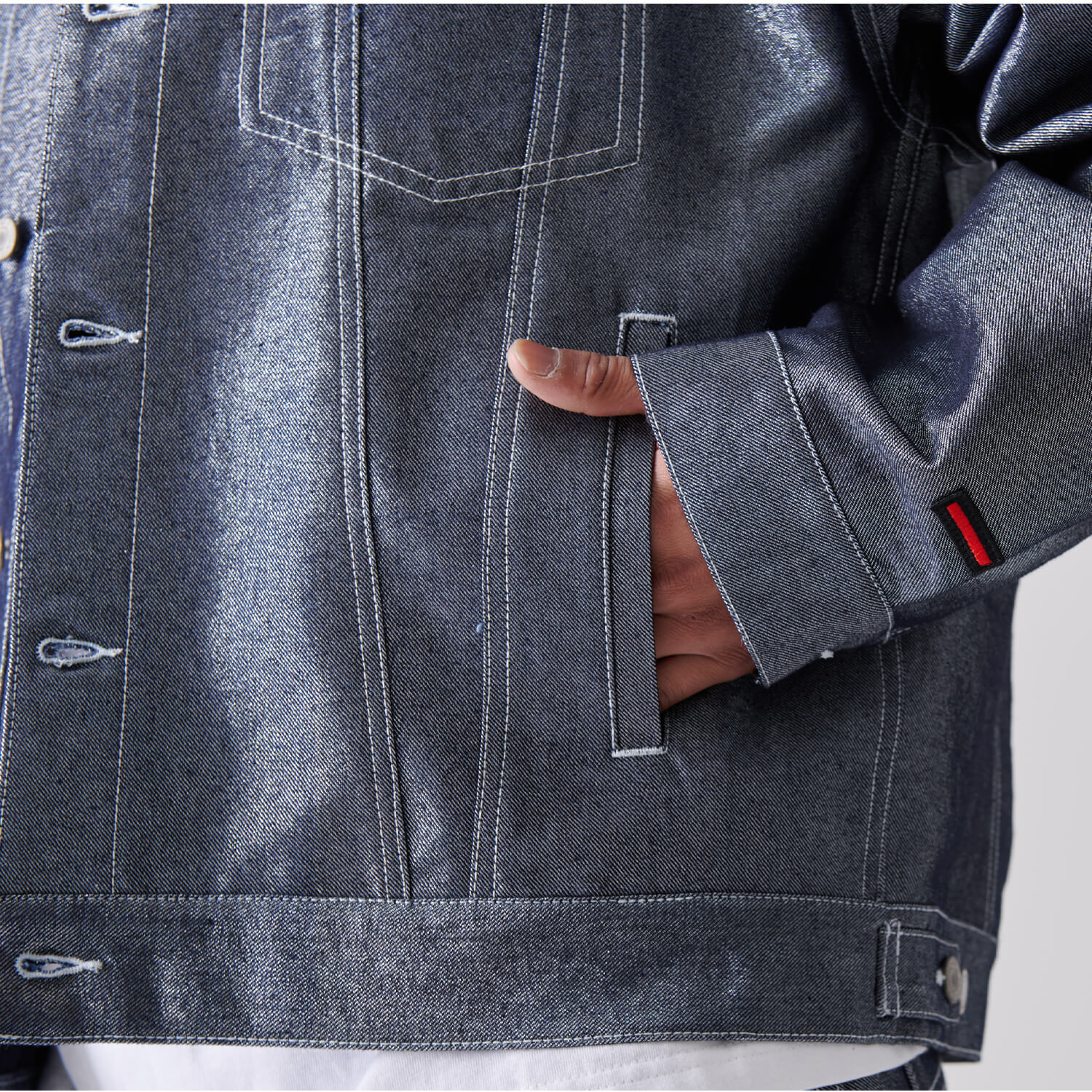 FUBU プロテクタージャケット デニムジャケット L フブ ビッグ 