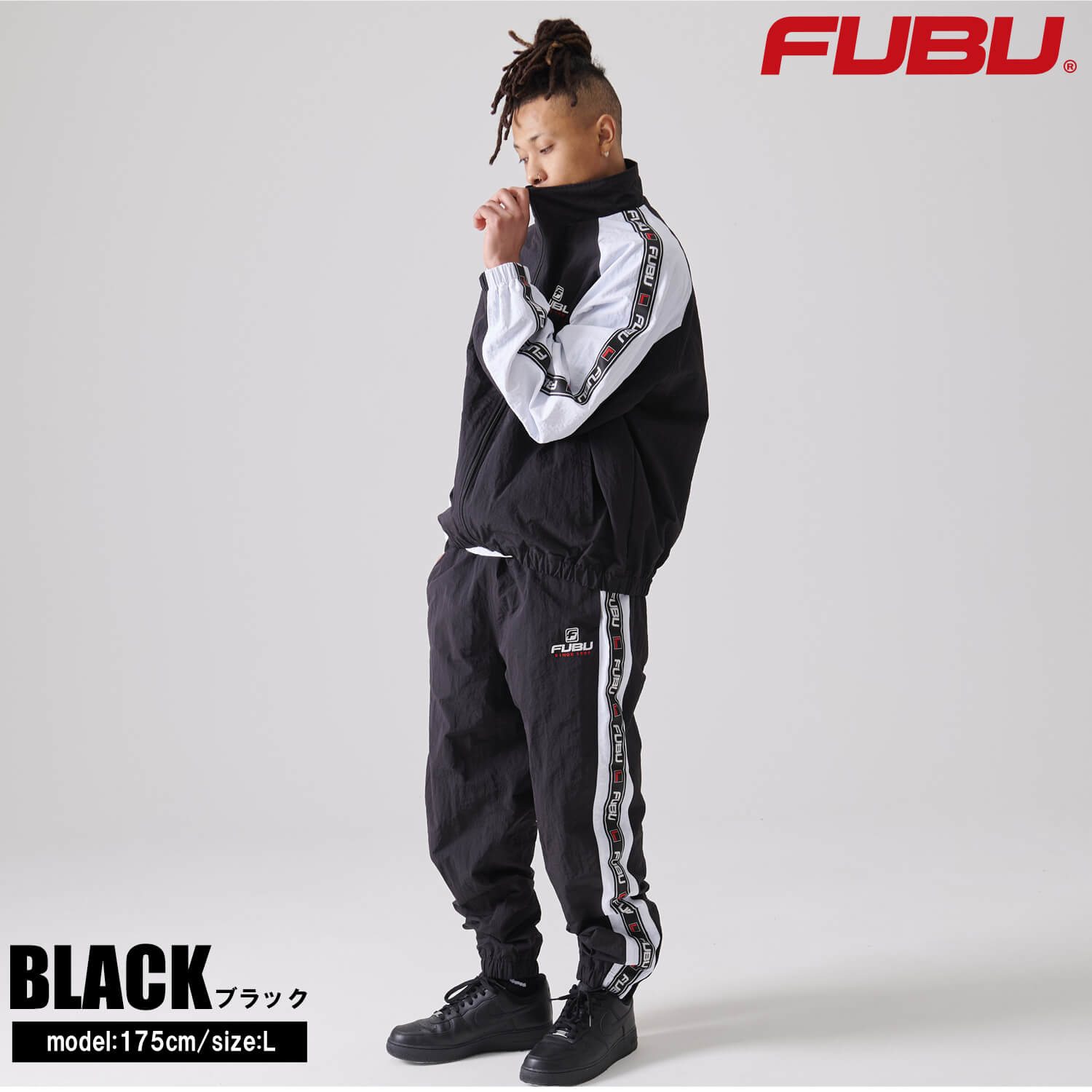 FUBU（フブ） 特価/FUBU ロングパンツ メンズ ナイロンパンツ トラック
