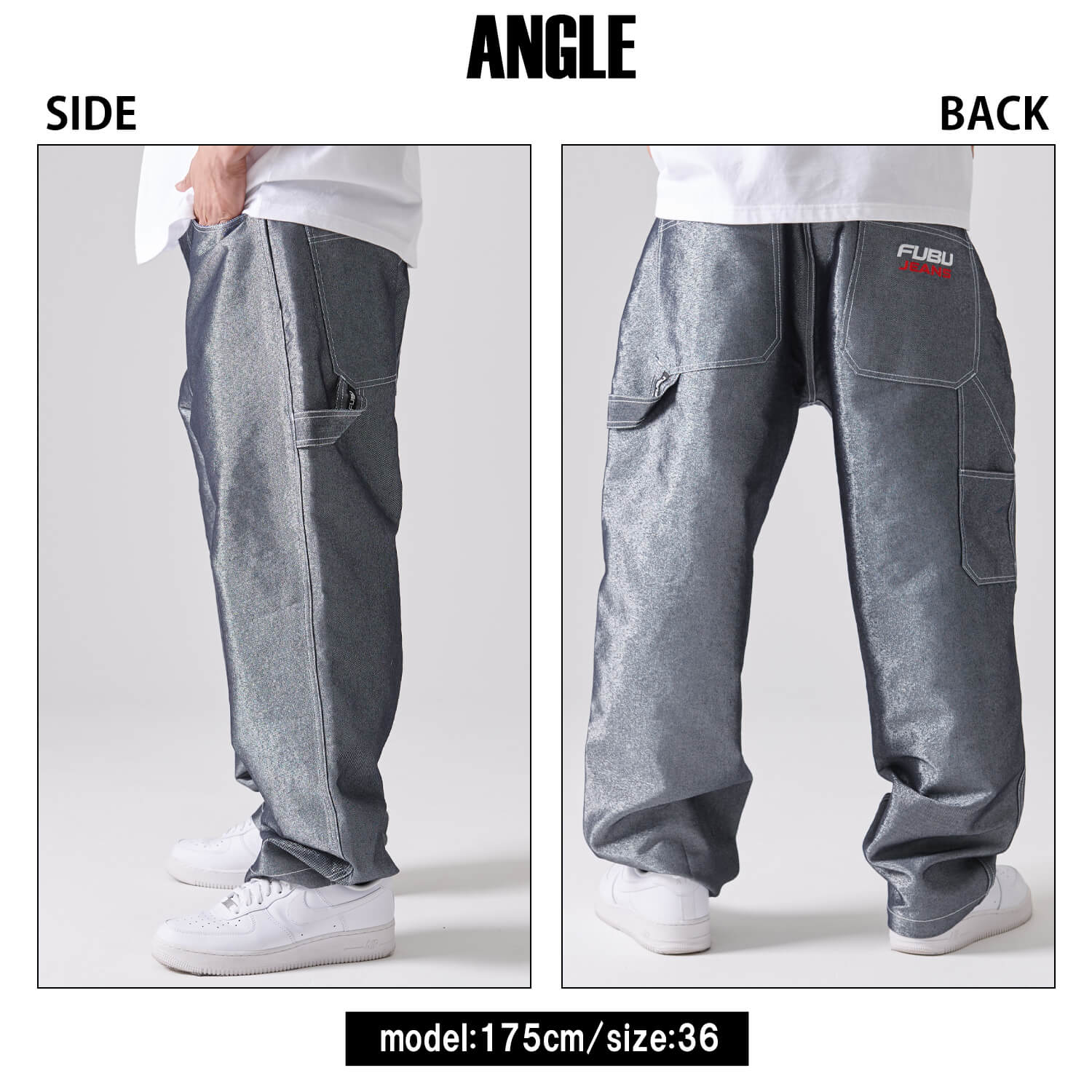FUBU フブ ボトムス デニムパンツ ジーパン。FUBUはアメリカの