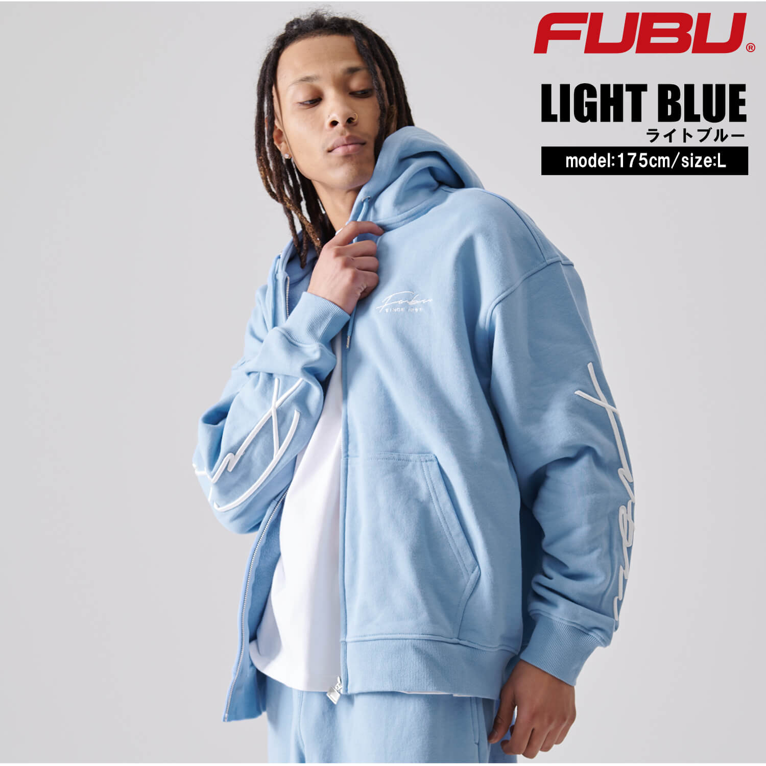 FUBU（フブ） パーカー メンズ 長袖 スウェット フーディ 秋 冬