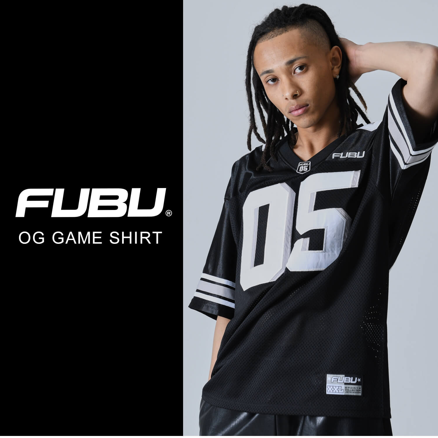 FUBU フブ ゲームシャツ メンズ 半袖 シャツ ヒップホップ 古着
