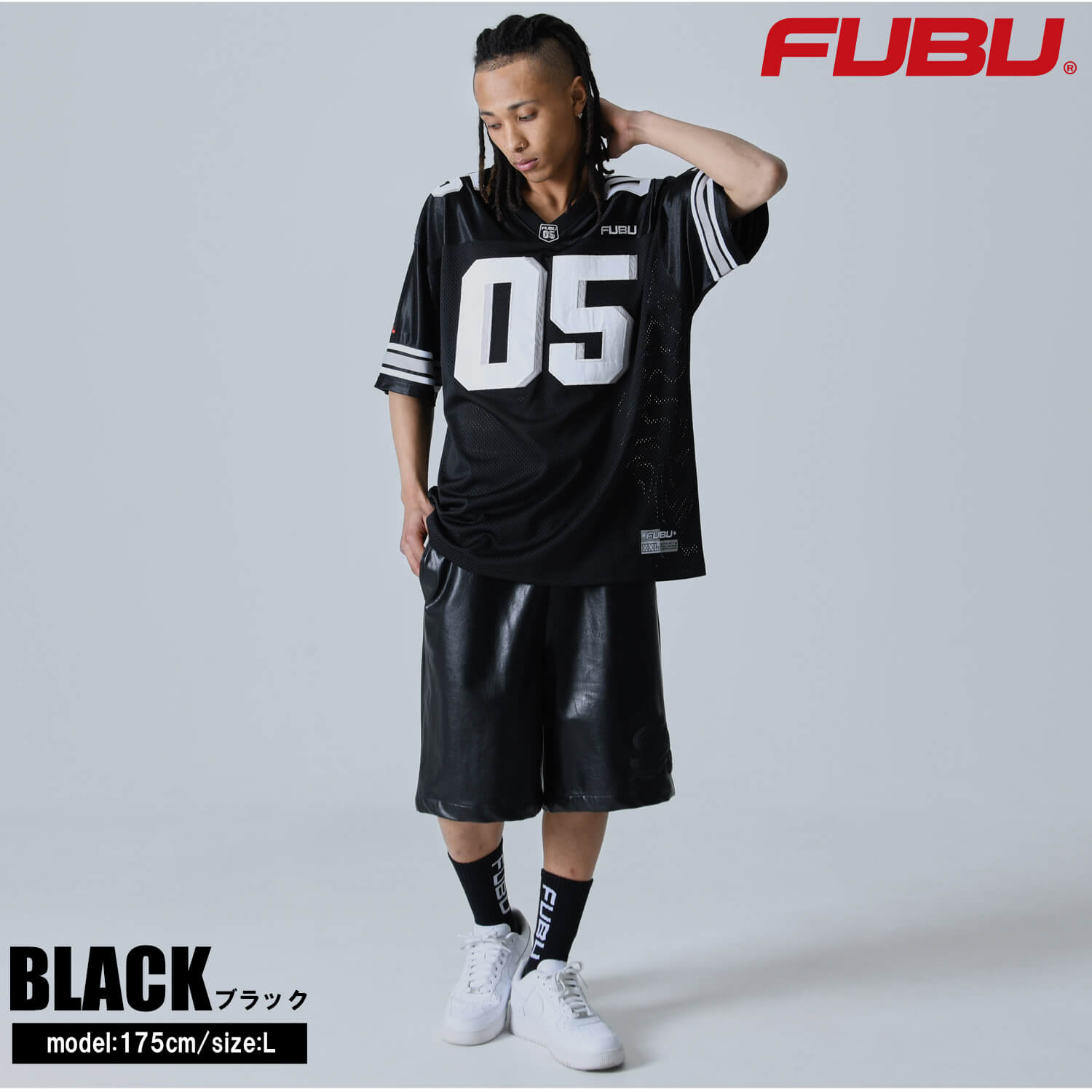 FUBU フブ ゲームシャツ メンズ 半袖 シャツ ヒップホップ 古着