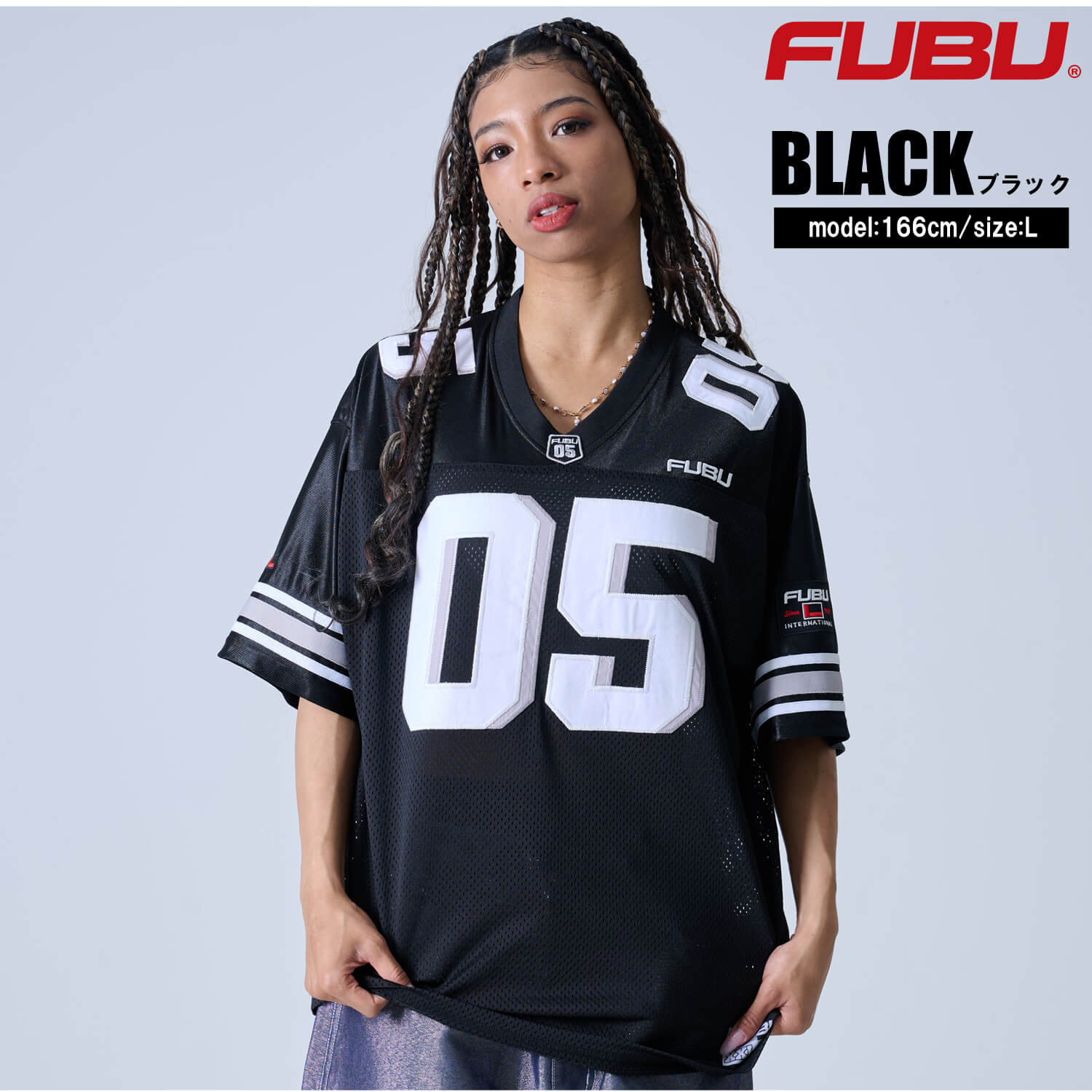 FUBU フブ フットボールシャツ ゲームシャツ HIPHOP ストリート FUBU フブ ゲームシャツ メンズ 半袖 シャツ ヒップホップ 古着