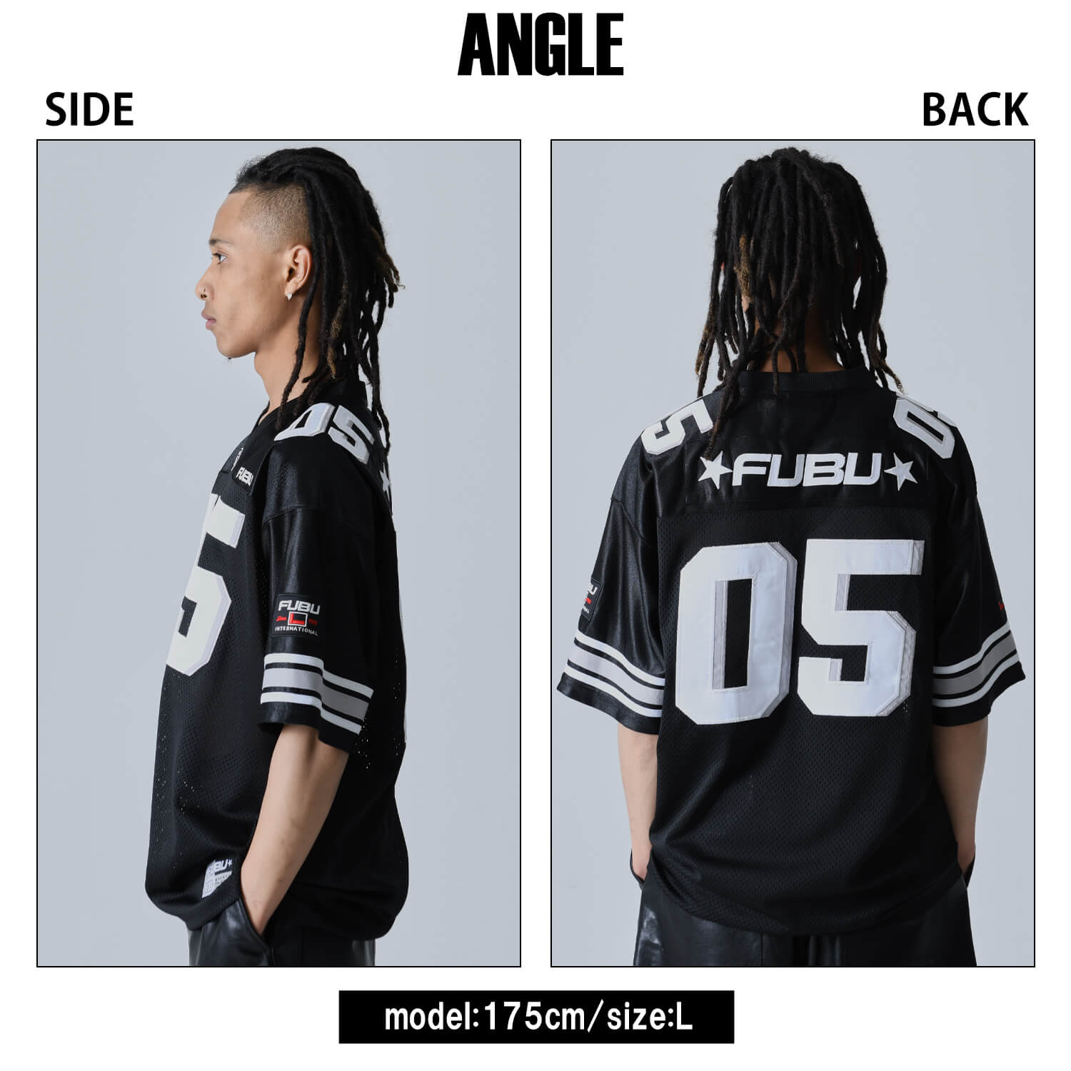 FUBU フブ ゲームシャツ メンズ 半袖 シャツ ヒップホップ 古着