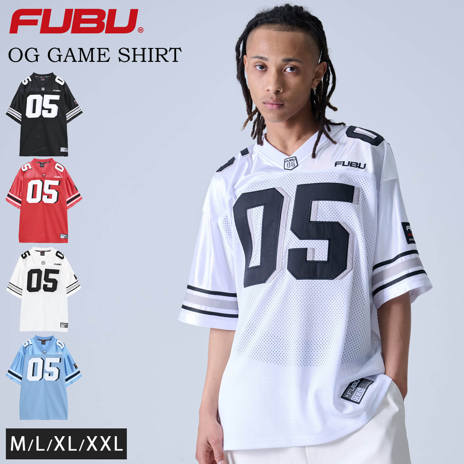 FUBU フブ ゲームシャツ メンズ 半袖 シャツ ヒップホップ 古着