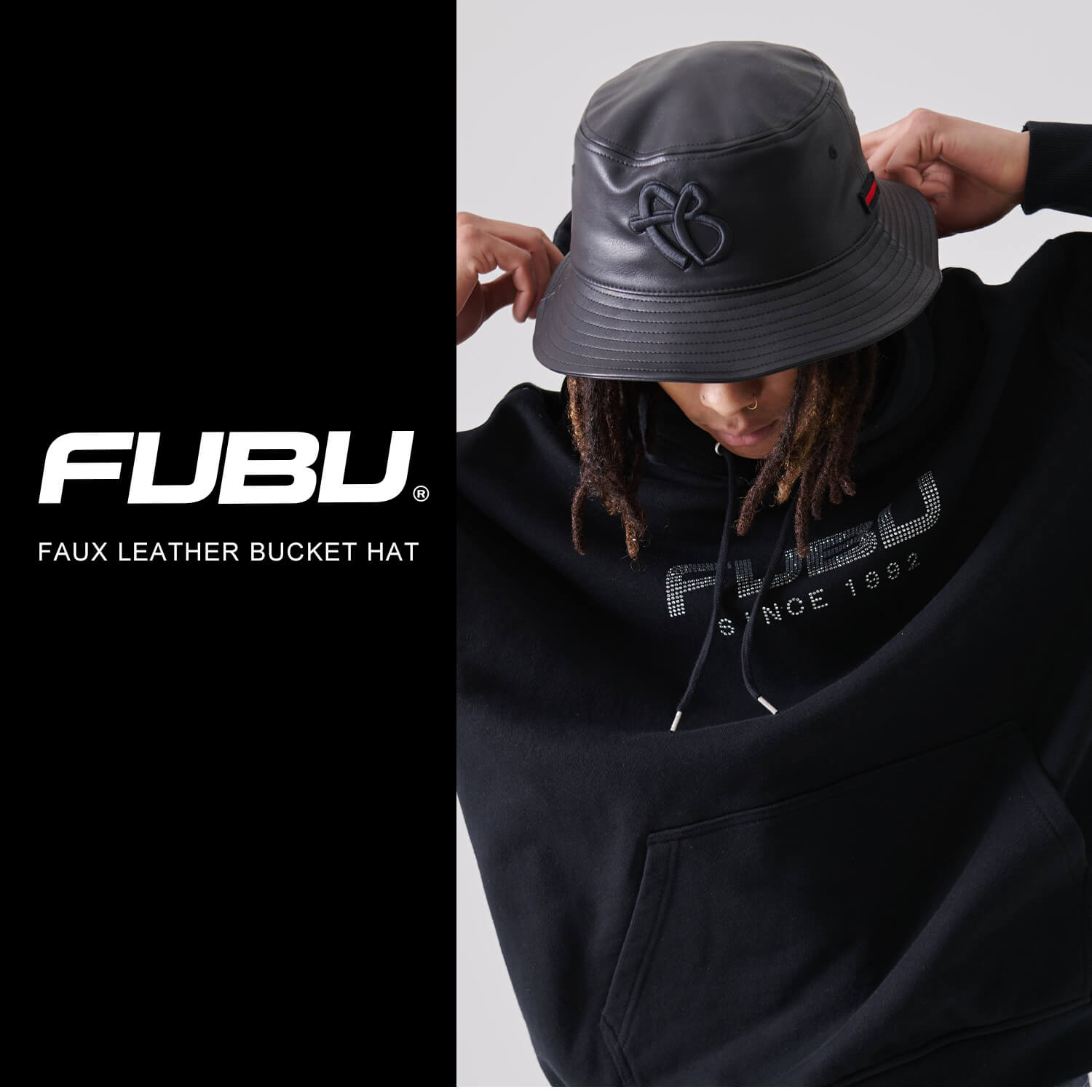 FUBU（フブ） バケットハット メンズ 帽子 春 秋 冬 バケハ 深め