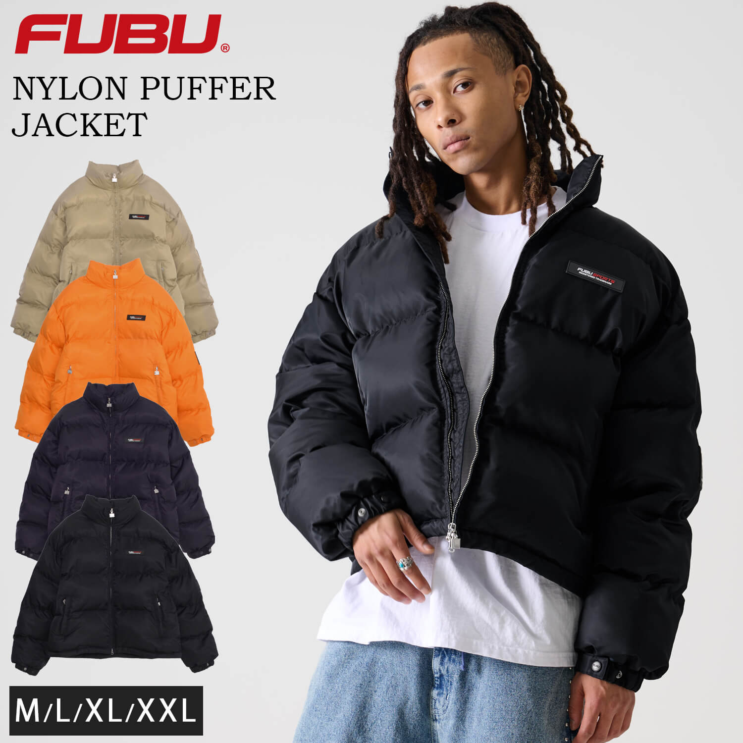 FUBU（フブ） 特価/FUBU 中綿ジャケット メンズ ナイロンツイル