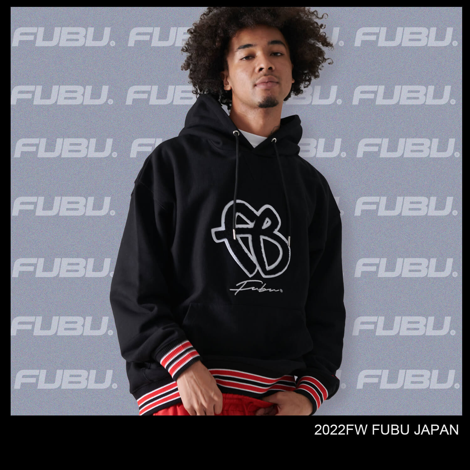 FUBU フブ パーカー メンズ ブランド 冬 秋 裏毛 スウェット