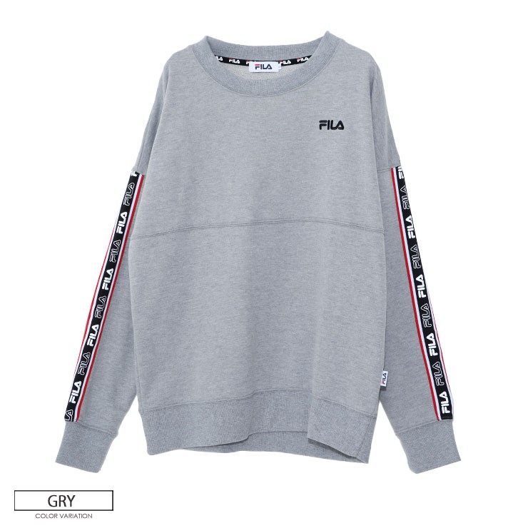 Fila ロゴテープトレーナー メンズ レディース ブランド トップス スウェット プルオーバー 春 秋 冬 服 ロゴ Fh7613 Fh7613 Outfit 通販 Yahoo ショッピング