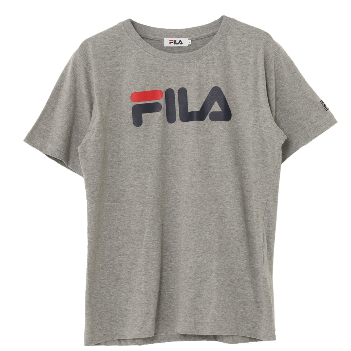 フィラ FILA Tシャツ メンズ 半袖 綿 無地 プリント ロゴ クルーネック  デカロゴ  スポ...