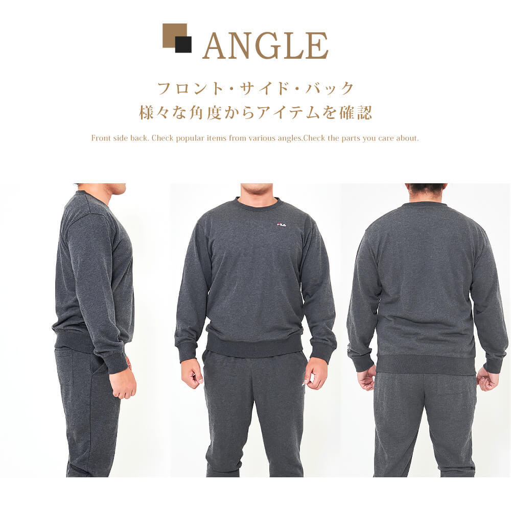 FILA フィラ ジャージセット メンズ 大きいサイズ 3L 4L 5L 裏毛