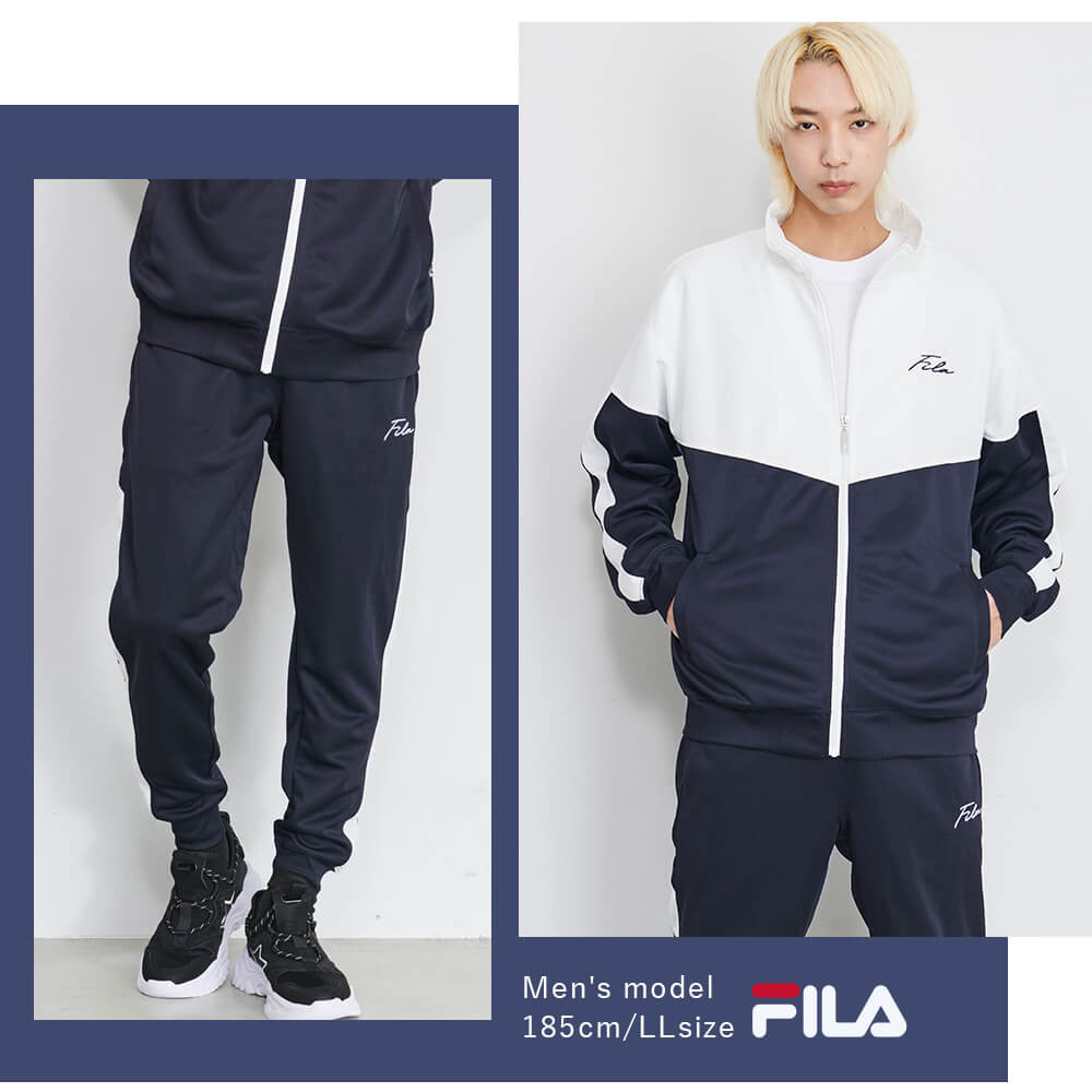 フィラ FILA ジャージ 上下セット メンズ セットアップ 大きいサイズ 長袖 スポーツウェア 3L 4L 5L karlas