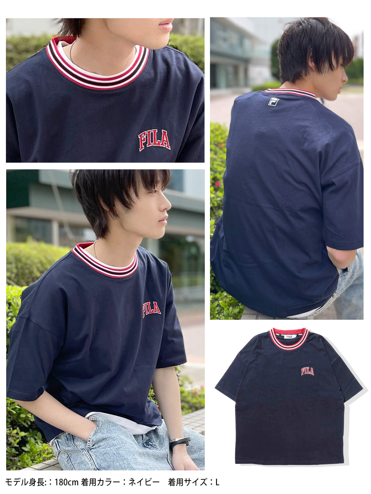 FILA フィラ Tシャツ レディース 半袖 無地 コットン 綿100