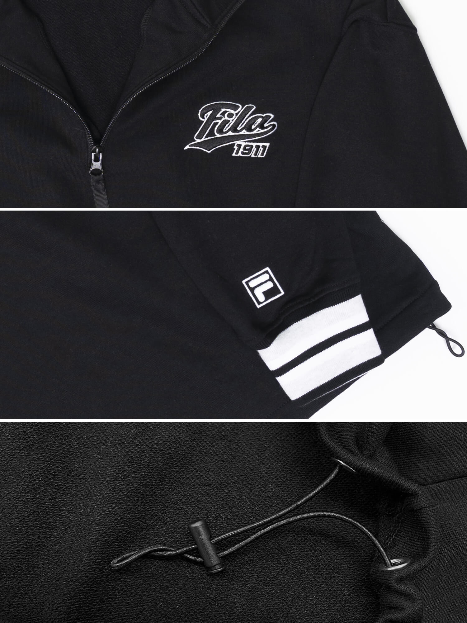FILA フィラ ハーフジップ トレーナー メンズ スウェット 裏毛