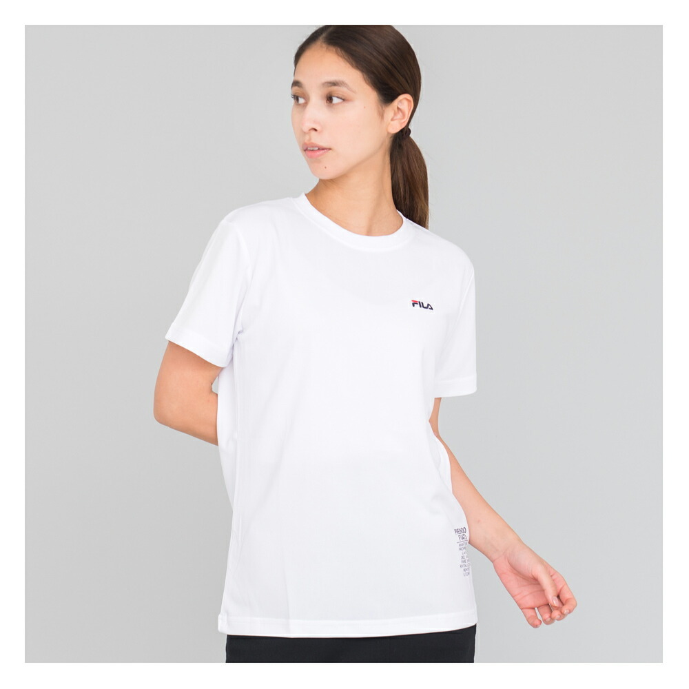 Fila フィラ Tシャツ レディース 半袖 Uvカット 丸首 スポーツウェア ランニング ゴルフ テニス ホームウェア ブランド おしゃれ 可愛い Fl1550 Fl1550 Outfit 通販 Yahoo ショッピング