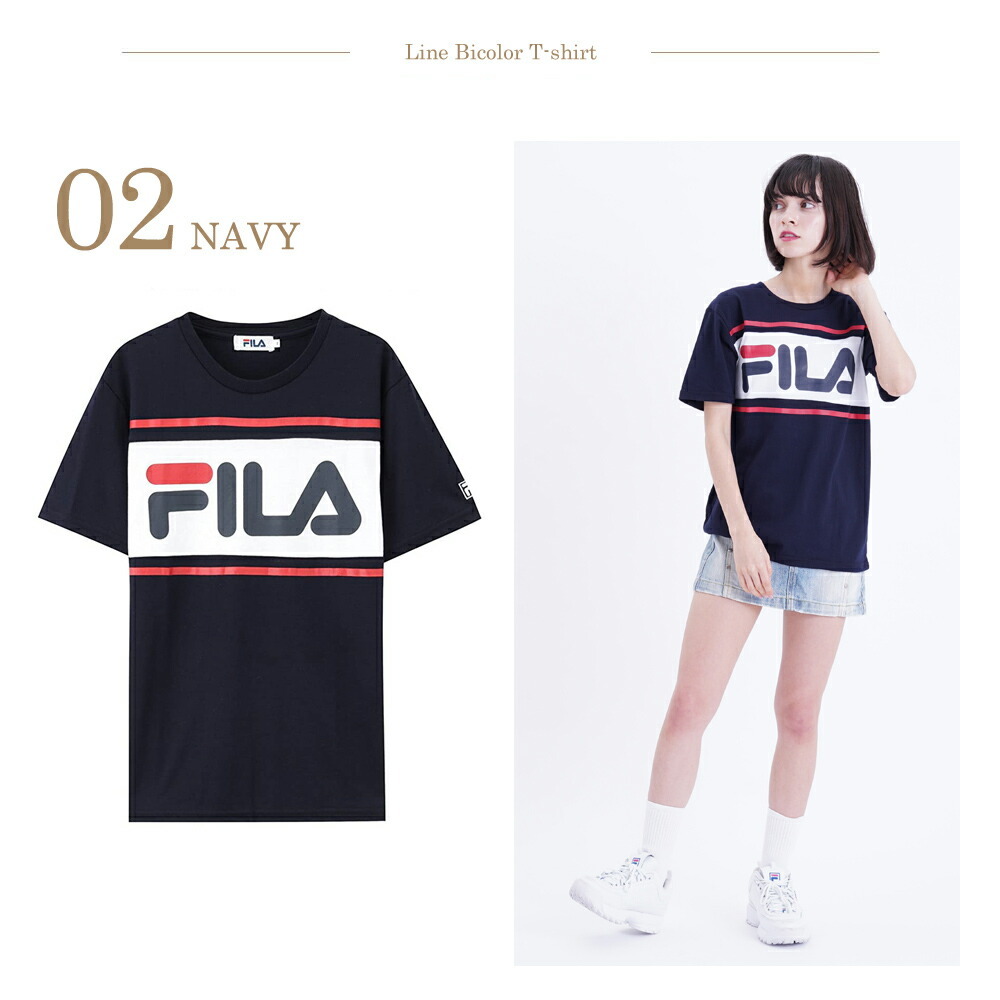 Outlet特価 在庫限り Fila フィラ Tシャツ レディース 半袖 おしゃれ 可愛い 人気 スポーツ ブランド カットソー Fl1566 Fl1566 Outfit 通販 Yahoo ショッピング