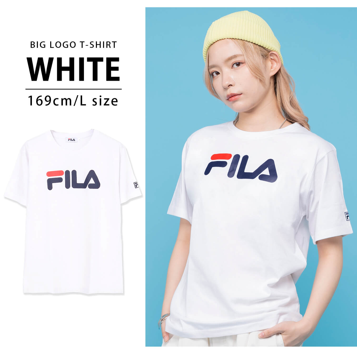 フィラ FILA Tシャツ 半袖 レディース 春 夏 綿100% ビッグロゴ  スポーツ  コットン...