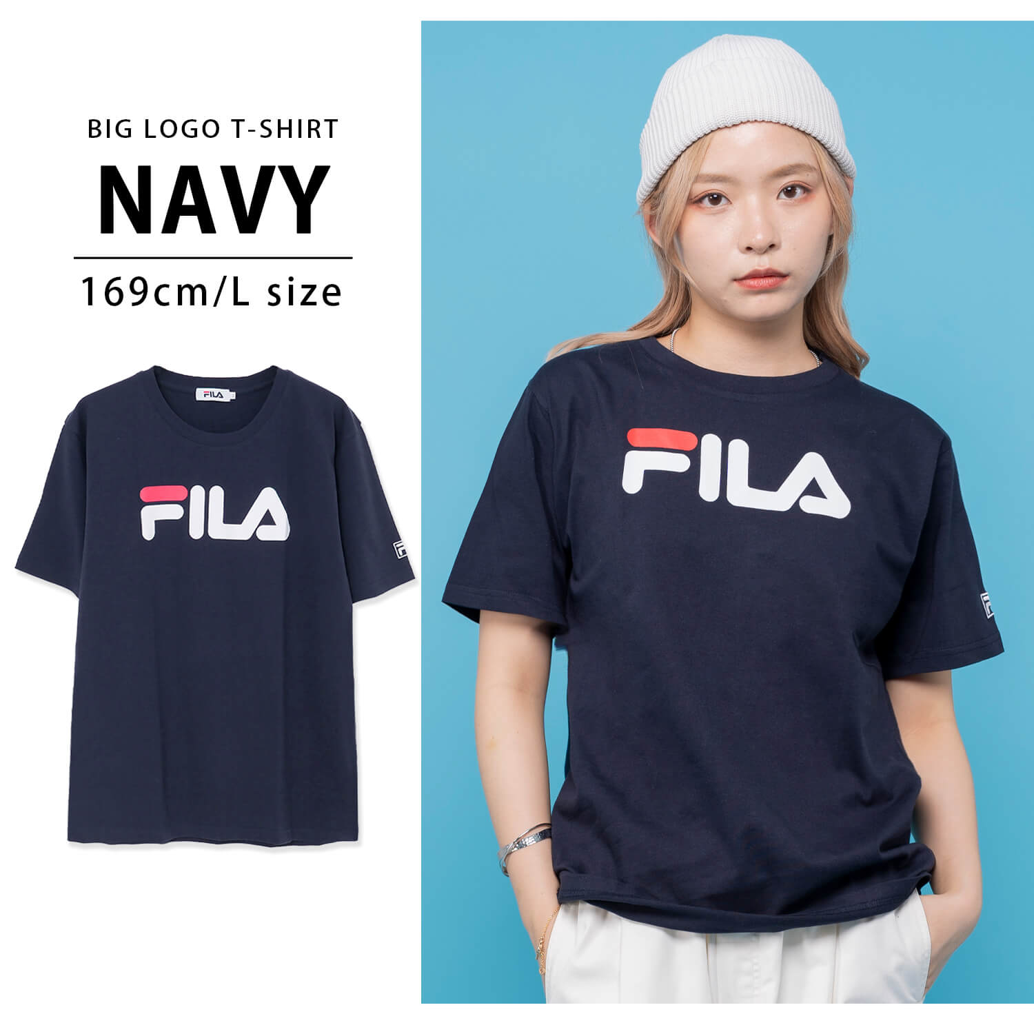 フィラ FILA Tシャツ 半袖 レディース 春 夏 綿100% ビッグロゴ  スポーツ  コットン...