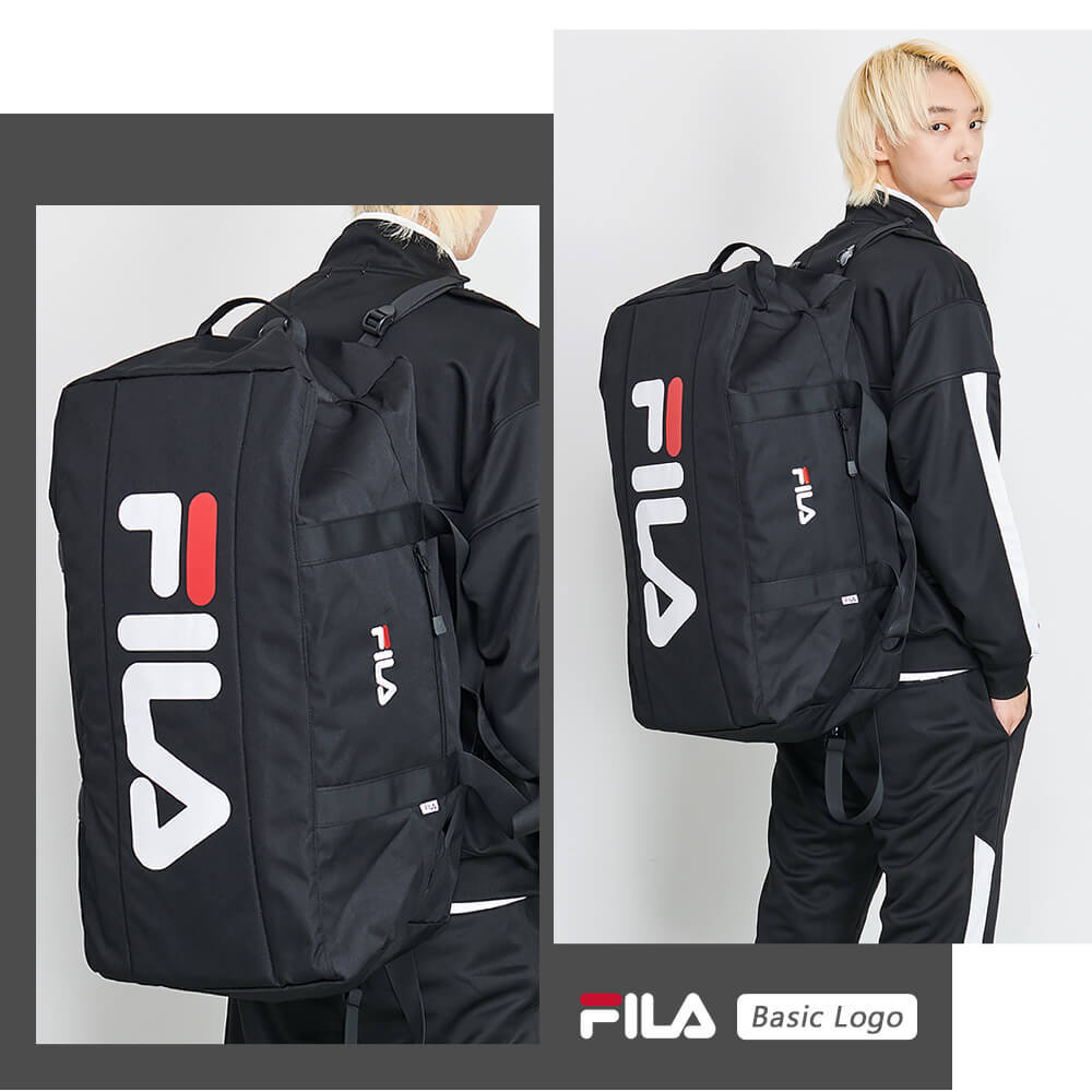 送料無料 FILA フィラ リュック メタルバックル バックパック デカリュック リュックサック デイバック 大容量 メタルリュック フラップ ガチャロック フラップリュック カジュアル 通勤 通学 fm2276new フロントポケット