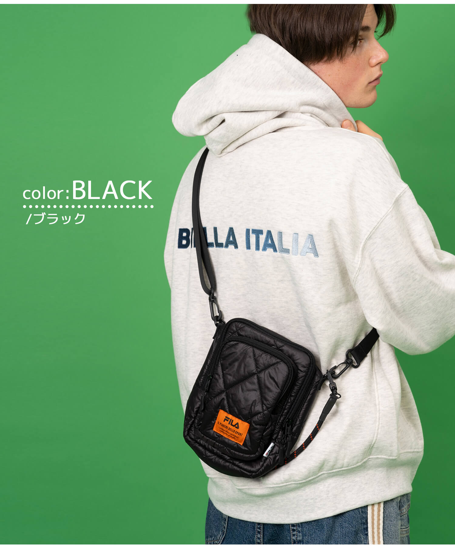 希少✨FILA 2wayミニショルダーバッグ レザー ナイロン FILA 【在庫限りセール】FILA フィラ ショルダーバッグ 2WAY