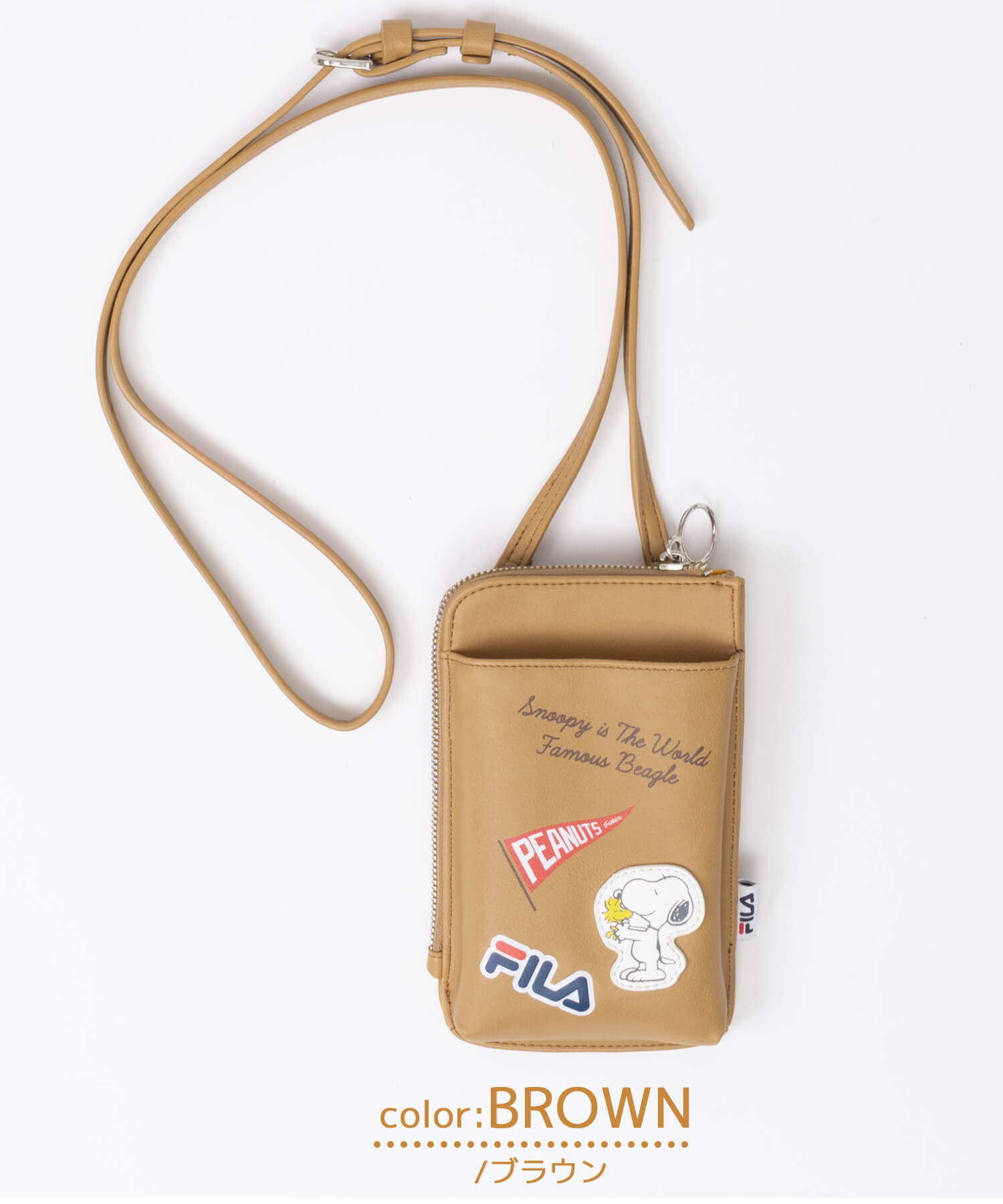 SNOOPY FILA フィラ スヌーピー お財布ポシェット スマホポーチ