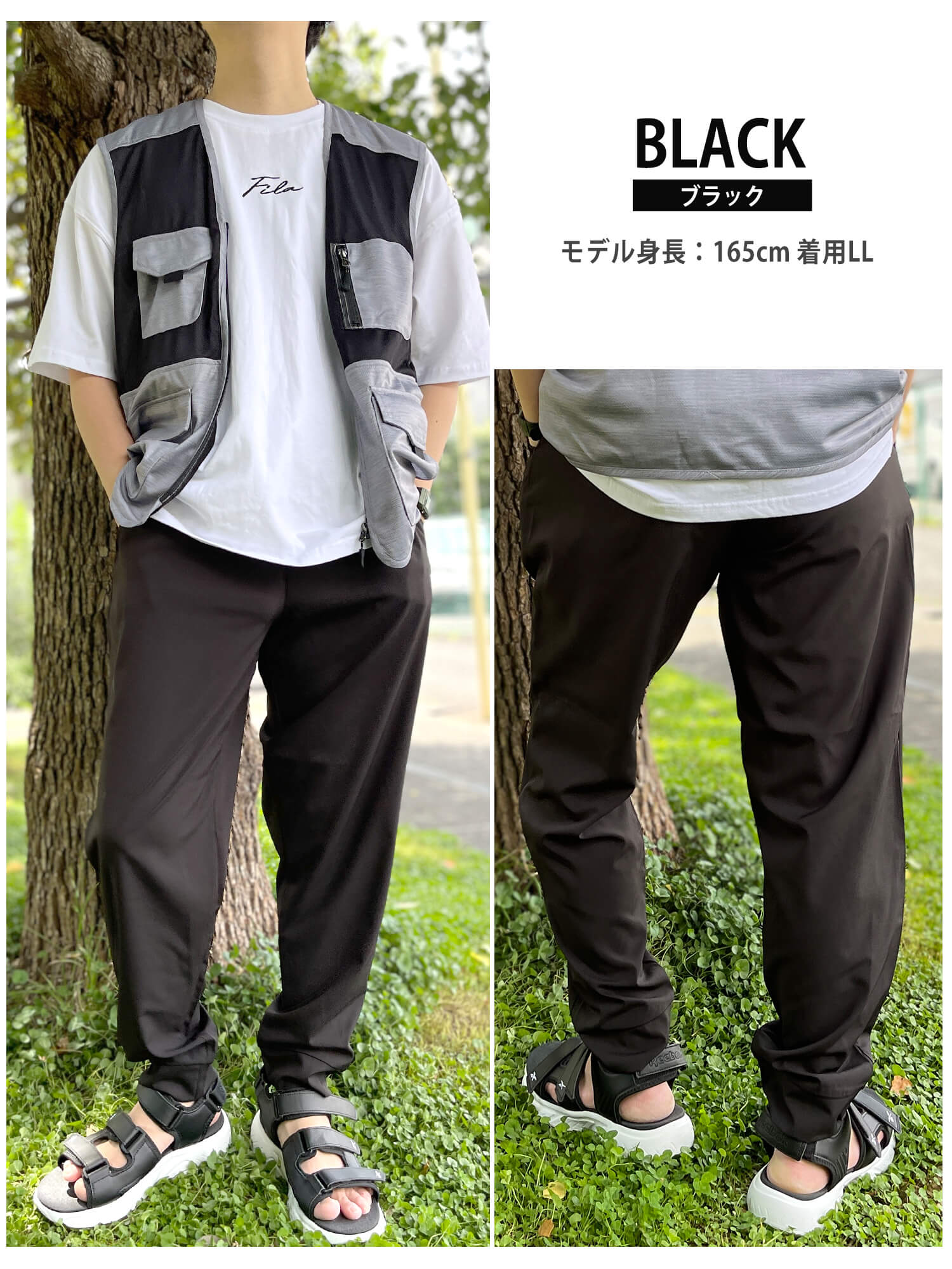 パンツ メンズ 9分丈 アンクルパンツ ジョガーパンツ メッシュ