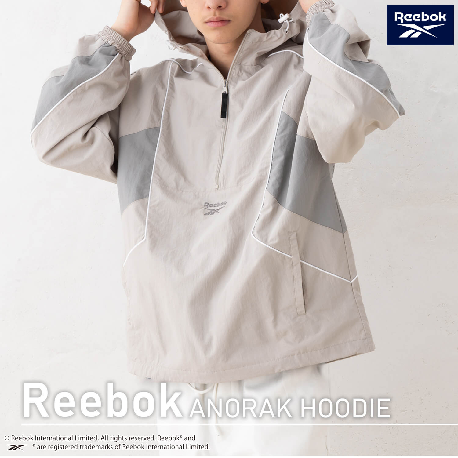 Reebok フード付きウィンドブレーカー 楽天市場】リーボック ウインド ブレーカー（スポーツ