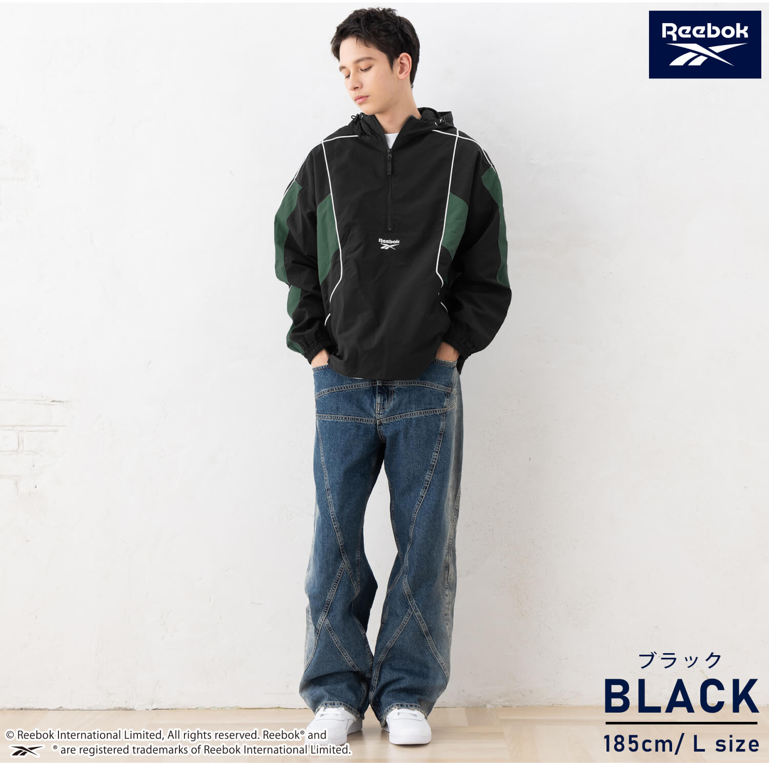 Reebok リーボック アノラックパーカー メンズ レディース
