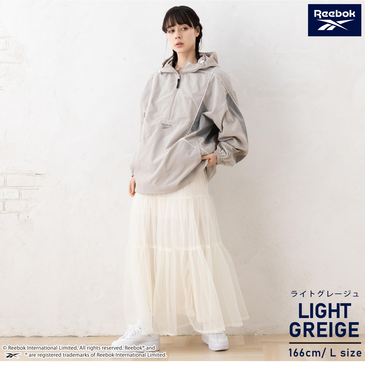 Reebok リーボック アノラックパーカー メンズ レディース