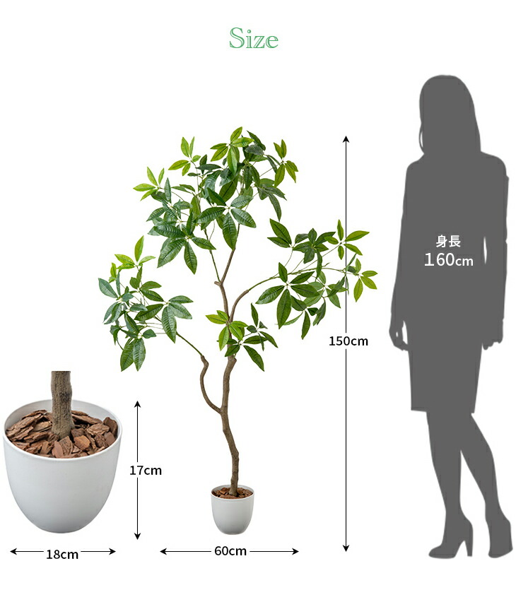 観葉植物 パキラ 光触媒 インテリアグリーン フェイクグリーン 人工