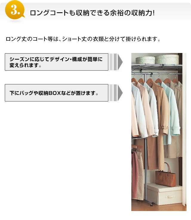 25％OFF】 格安 カバー付き 洗える 防汚 防塵 耐久 大容量 衣類収納 クローゼット ハンガーラック ワードローブ QINNKJIA - その他