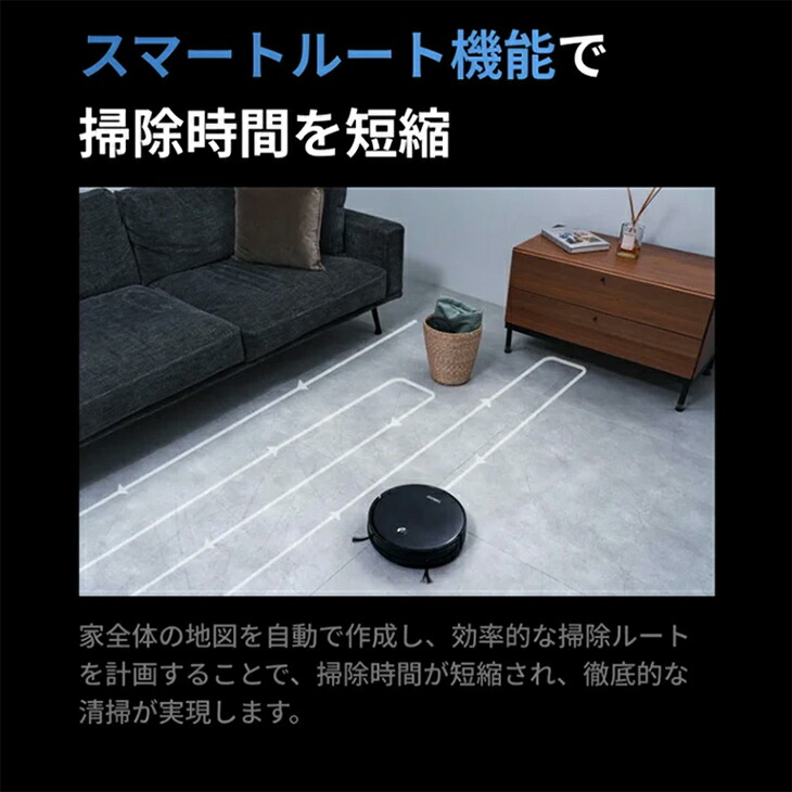 SOUYI（ソウイ） 自動収集機能付き ロボット掃除機 ブラック Black