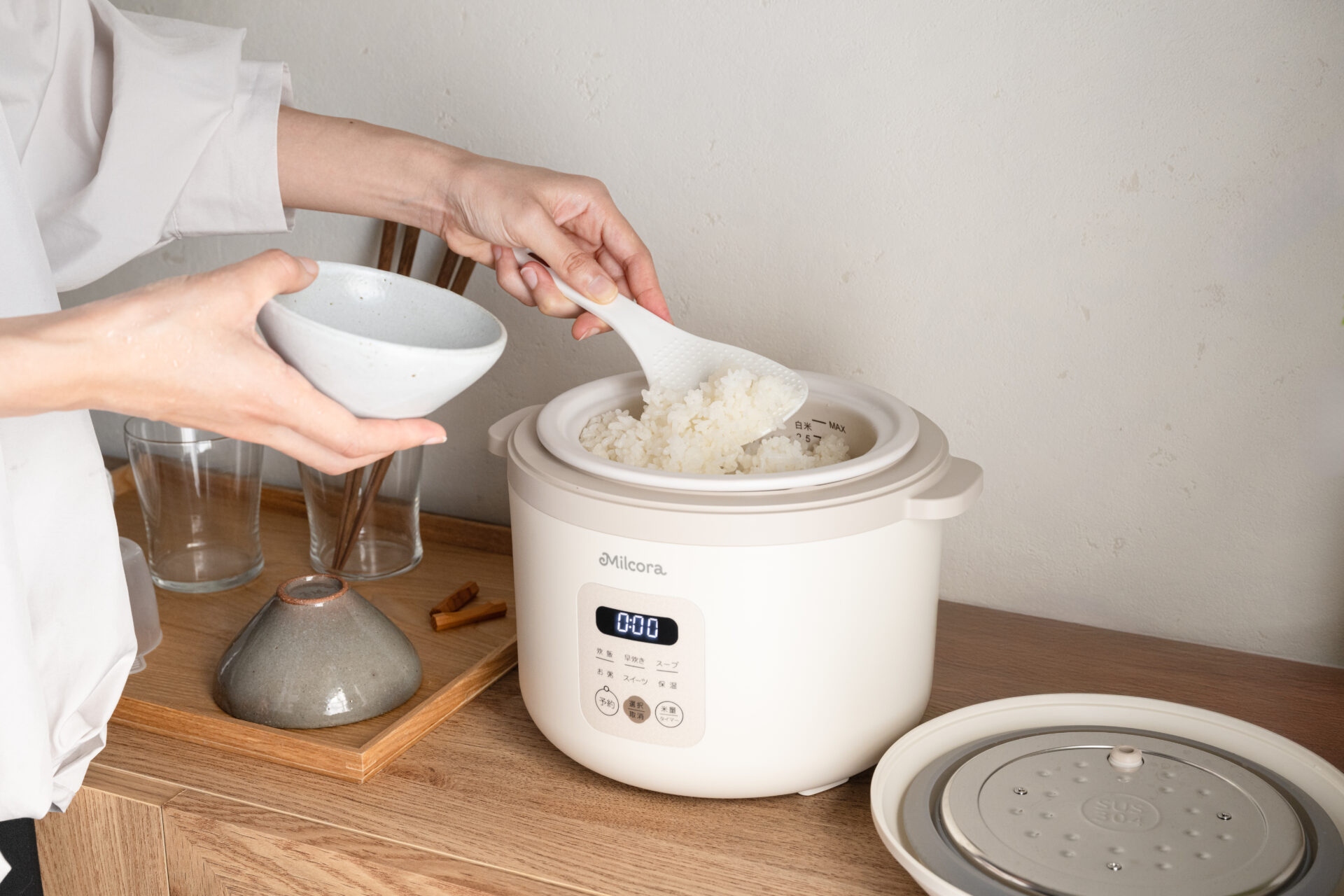 土鍋炊飯器 匠 2.5合 マイコン式 炊飯器 一人暮らし コンパクト