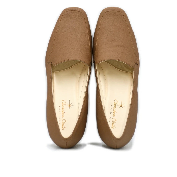 chercher ETOILE シェルシェエトワール モカパンプス CH2596 3E 幅広