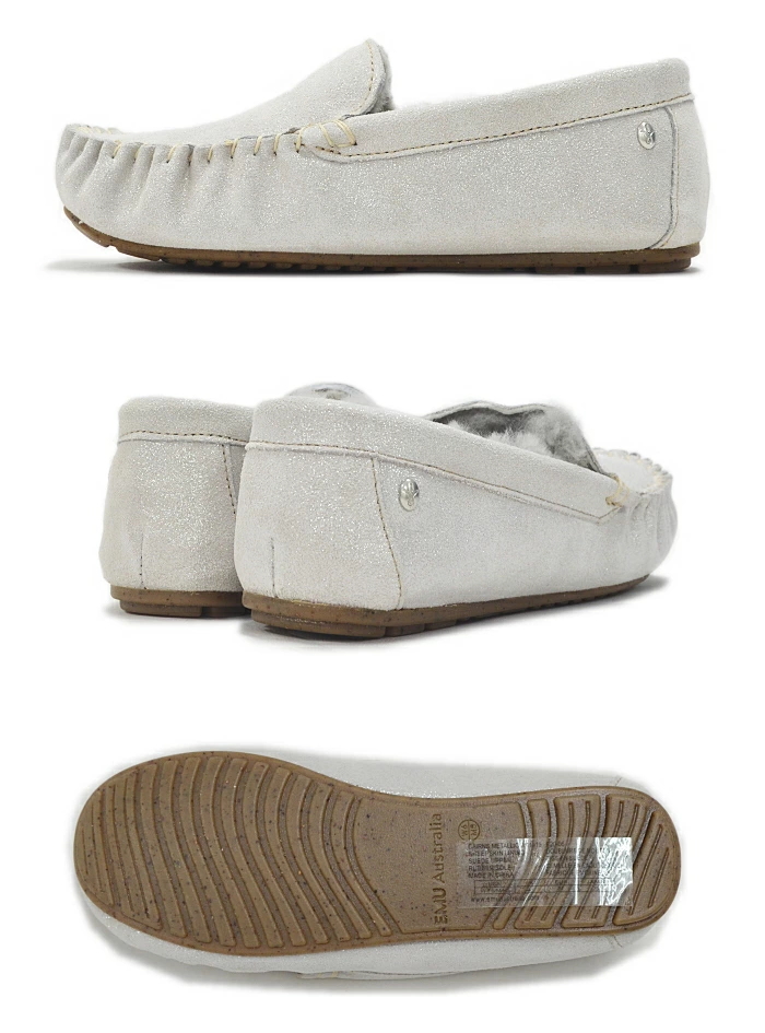 EMU Australia エミュ エミュー モカシン W11919 Cairns Metallic